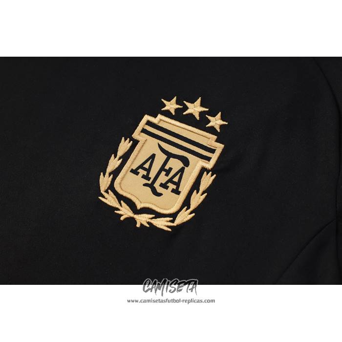 Chandal del Argentina 2024-2025 Manga Corta Negro - Pantalon Corto